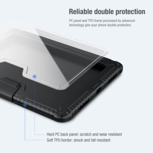 Nillkin Bumper case for Apple iPad Air 11 Inch (2025), Apple iPad Air 11 (2024), Apple iPad Air (2022), Air 5, Apple iPad Air 10.9 (2020), iPad Air 4, iPad Pro 11 (2020), iPad Pro 11 (2021), Apple iPad Pro 11 (2022)- Black - Image 7