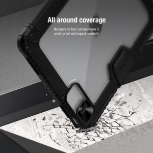 Nillkin Bumper case for Apple iPad Air 11 Inch (2025), Apple iPad Air 11 (2024), Apple iPad Air (2022), Air 5, Apple iPad Air 10.9 (2020), iPad Air 4, iPad Pro 11 (2020), iPad Pro 11 (2021), Apple iPad Pro 11 (2022)- Black - Image 4