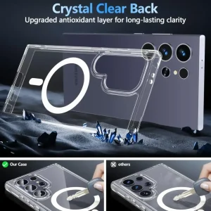 CaseClick Samsung S25 Ultra Clear Hybrid Magnetic Case - Clear - Image 3